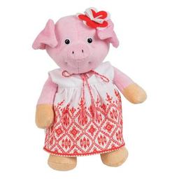 Мягкая игрушка Tigres Cвинка-девочка в вышиванке, 25 см (СВ-0022)