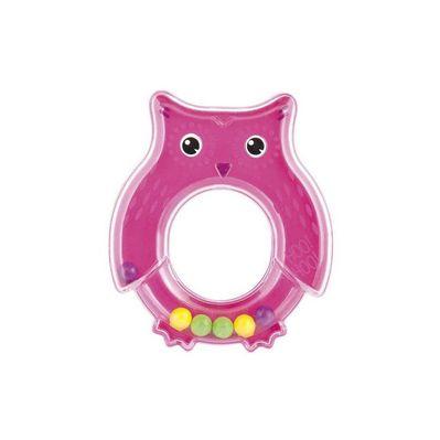 Погремушка Canpol Сова розовый (2/187_pin)