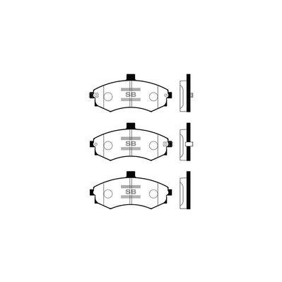 Гальмівні колодки HI-Q SP1152