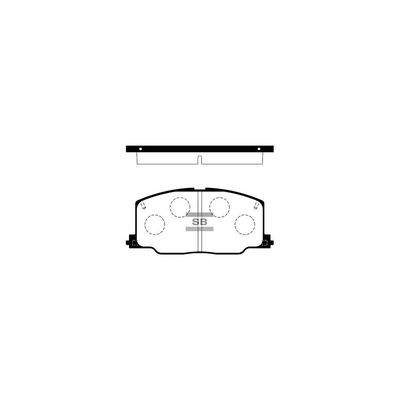 Гальмівні колодки HI-Q SP1436