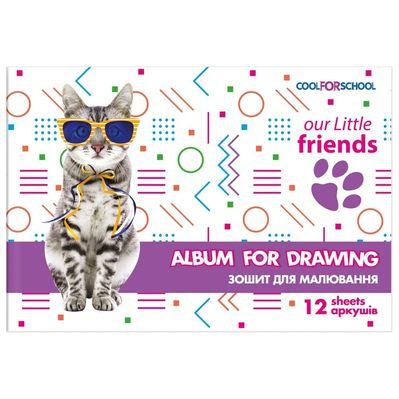Альбом для рисования Cool For School на скобе , 12 листов (CF60905-02)