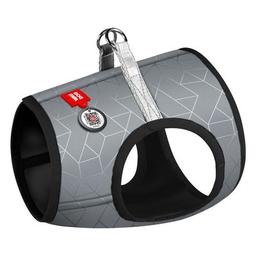 Шлей для собак WAUDOG Clothes с QR-паспортом ХS2 серая (2927)