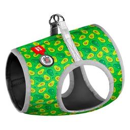 Шлей для собак WAUDOG Clothes с QR паспортом "Авокадо" S1 (2961)