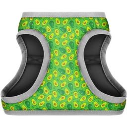 Шлея для собак WAUDOG Clothes з QR паспортом "Авокадо" S2 (2966)