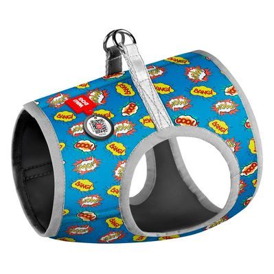 Шлея для собак WAUDOG Clothes з QR паспортом "ВАУ" XS2 (2901)