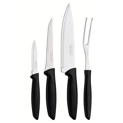 Набір ножів Tramontina Plenus Black 4 шт (23498/031)