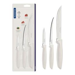 Набор ножей Tramontina Plenus Light Grey 3 шт (23498/313)