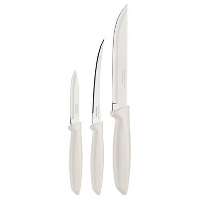 Набір ножів Tramontina Plenus Light Grey 3 шт (23498/313)