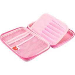 Пенал Cool For School с тиснением, 1 отделение (QT-3993-Blue)