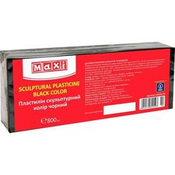 Пластилин Maxi скульптурный черный 800 г (MX60250-02)