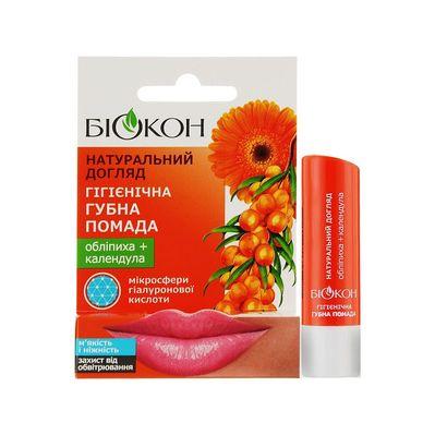 Гигиеническая помада Біокон Облепиха + Календула 4.6 г (4820160035522)