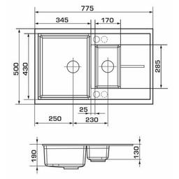 Мойка кухонная GRANADO LEON terra (gr1003)
