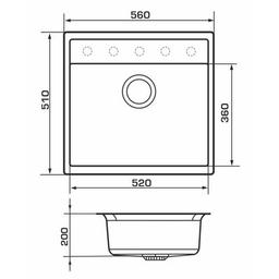 Мойка кухонная GRANADO LERIDA marron (gr0406)