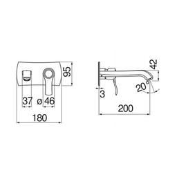 Смеситель NOBILI SI98198/1BR