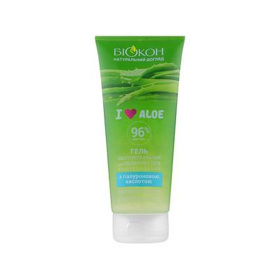 Гель для обличчя Біокон I Love Aloe Універсальний зволожувальний 200 мл (4823110301098)