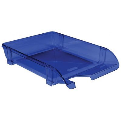 Лоток для паперів Economix горизонтальний пластик, синій (E31801-02)