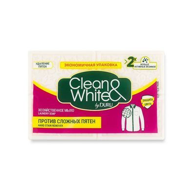 Мило для прання Duru Clean&White Господарське для видалення плям 120 г (8690506521905)