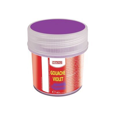 Гуашеві фарби Maxi 40 мл, фіолетова (MX60156)