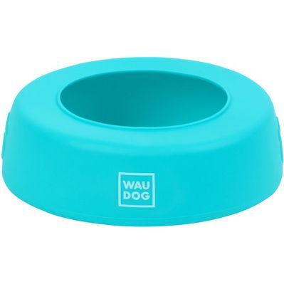 Посуд для собак WAUDOG Silicone Миска-непроливайка 1 л блакитна (50792)