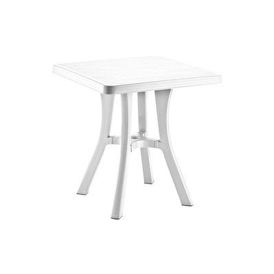 Стол садовый Irak Plastik Royal 70х70 см белый (5735)
