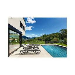 Стол садовый PAPATYA к шезлонгу Wave антрацитовый (4344)