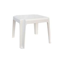 Стол садовый Irak Plastik к шезлонгу белый (4641)