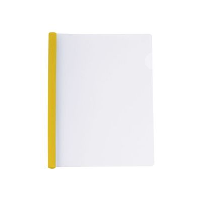 Папка-швидкозшивач Economix А4 з планкою-затиском 10 мм (2-65 аркушів), жовта (E31205-05)