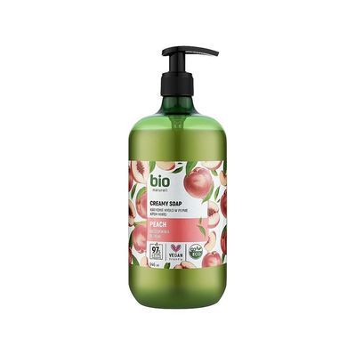 Рідке мило Bio Naturell Peach Creamy Soap Персик 946 мл (4820168434419)