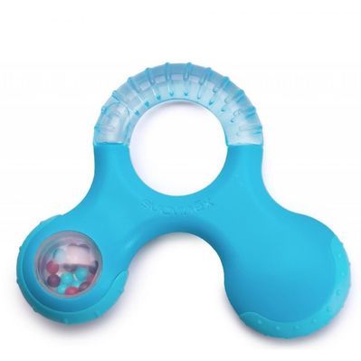 Прорізувач Suavinex з брязкальцем, бірюзовий (400269/6)