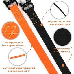 Поводок для собак Evolutor 120 см 25 мм черный (42101)