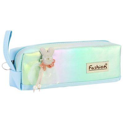 Пенал Cool For School 1 отделение с аппликацией Голубой (CF6891-blue)