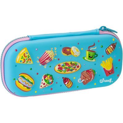 Пенал Cool For School 1 відділення з органайзером блакитний (QT-5670-Blue)