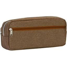 Пенал Cool For School 2 отделения Коричневый (J-2606-brown)