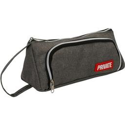 Пенал Cool For School 2 отделение Серый (CF87215)