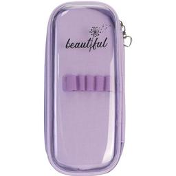 Пенал Cool For School 2 отделения Фиолетовый (CF87182)