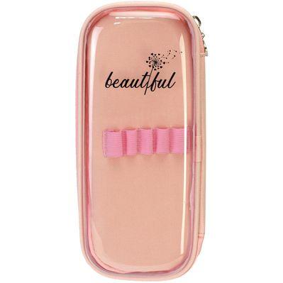 Пенал Cool For School 2 отделения Бежевый (CF87183)