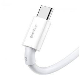 Дата кабель USB 2.0 AM to Type-C 2.0m 3A White Baseus (CATYS-A02)