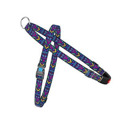 Шлея для собак WAUDOG Nylon з QR-паспортом "Інді" S (5451)