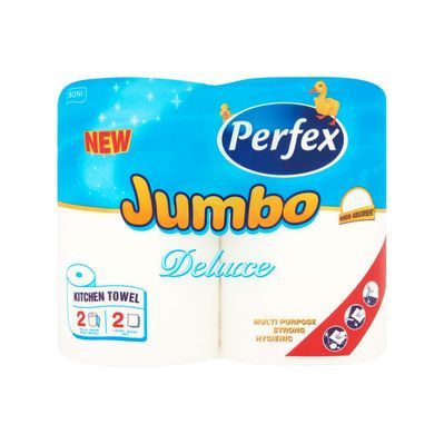 Паперові рушники Perfex Deluxe Jumbo 2 шари 2 рулони (8606102287374)