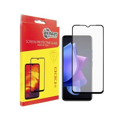 Стекло защитное Dengos Full Glue Tecno POP 7 (black) (TGFG-284)