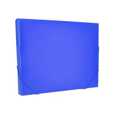 Папка на резинках Optima А4 30 мм, синяя (O35616-02)