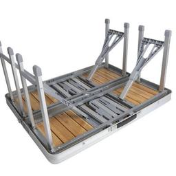 Туристичний стіл Bo-Camp Bamboo Brown/Silver (1404800)