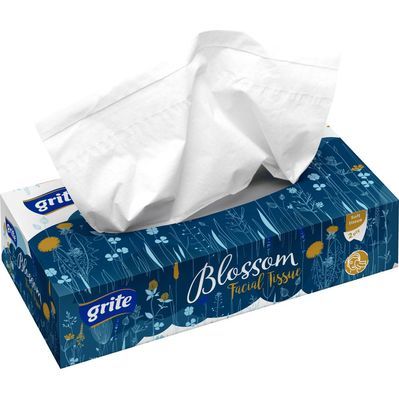 Серветки косметичні Grite Blossom 2 шари 80 шт. (4770023346152)
