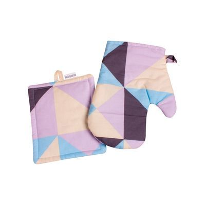 Кухонна прихватка MirSon Набір №7001 бязь прихватка 17х17 см + рукавичка-прихватка 27х17 см (2200006772682)