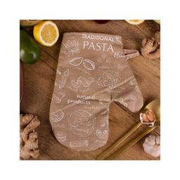 Кухонна прихватка MirSon рогожа/напівпанама №202 - Brown paste (2200006753865)