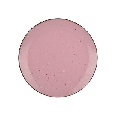 Тарелка Limited Edition Terra 20 см Десертна Рожева (YF6007-2)
