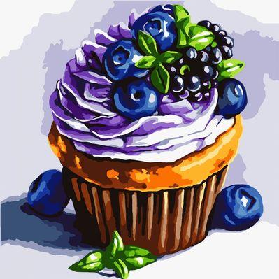 Картина по номерам Santi Тістечко 40*40 см (954607)