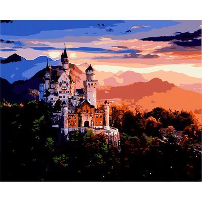 Картина по номерам ZiBi ART Line Замок у горах 40*50 см (ZB.64106)