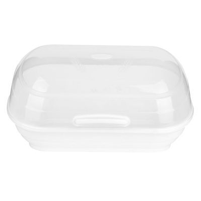 Хлібниця Violet House з кришкою 40 х 27 х 48 см White (0720 WHITE c крыш. 40*27*48 см)