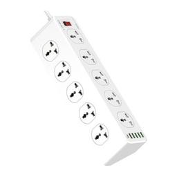 Сетевой фильтр питания LDNIO SC10610, 5роз + 3USB (SC10610)